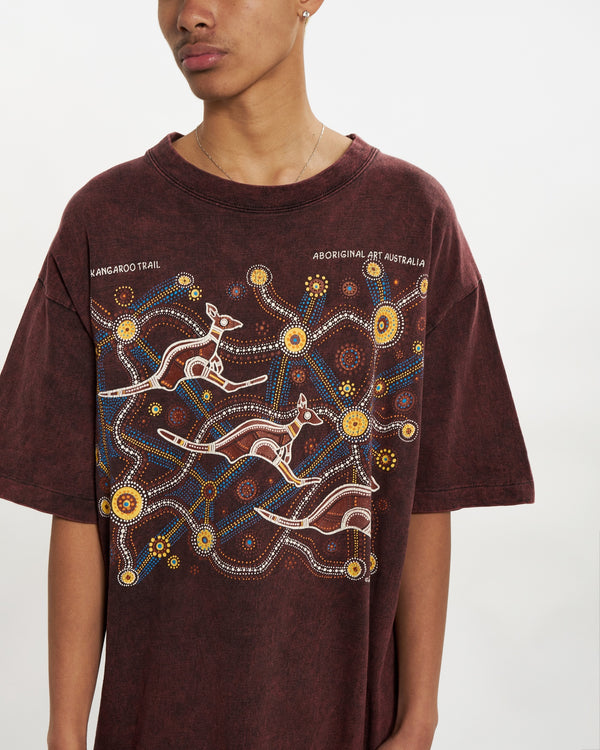 90s Australian Aboriginal Art Tee  <br>L