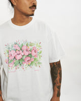 Vintage Floral Tee <br>L , The Real Deal , newtown, sydney, australia, thrift store, opshop, preloved, secondhand, sustainable, retro, antique, 70s, 80s, 90s, 2000s, 00s, fashion, clothing, streetwear, trendy, garment, style, boutique, store, shop, archive, sale, cheap, best, top