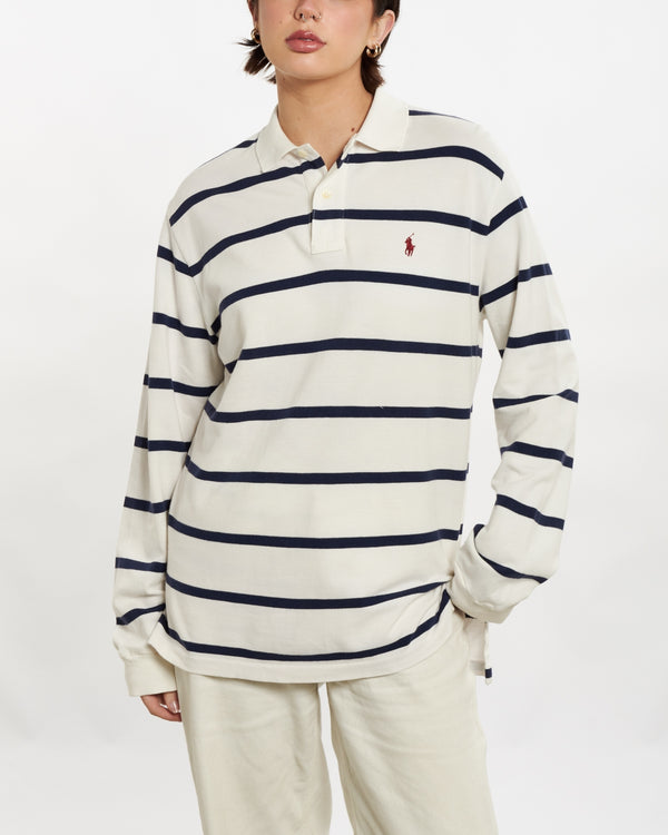 90s Polo Ralph Lauren Long Sleeve Polo Shirt <br>M