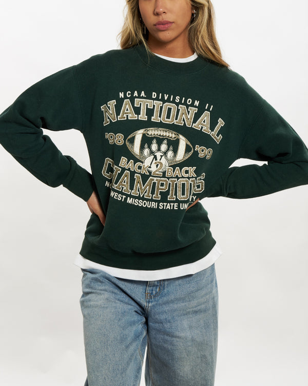 Vintage 1999 NCAA Missouri State Champions Sweatshirt <br>XS , The Real Deal , newtown, sydney, australia, thrift store, opshop, preloved, secondhand, sustainable, retro, antique, 70s, 80s, 90s, 2000s, 00s, fashion, clothing, streetwear, trendy, garment, style, boutique, store, shop, archive, sale, cheap, best, top