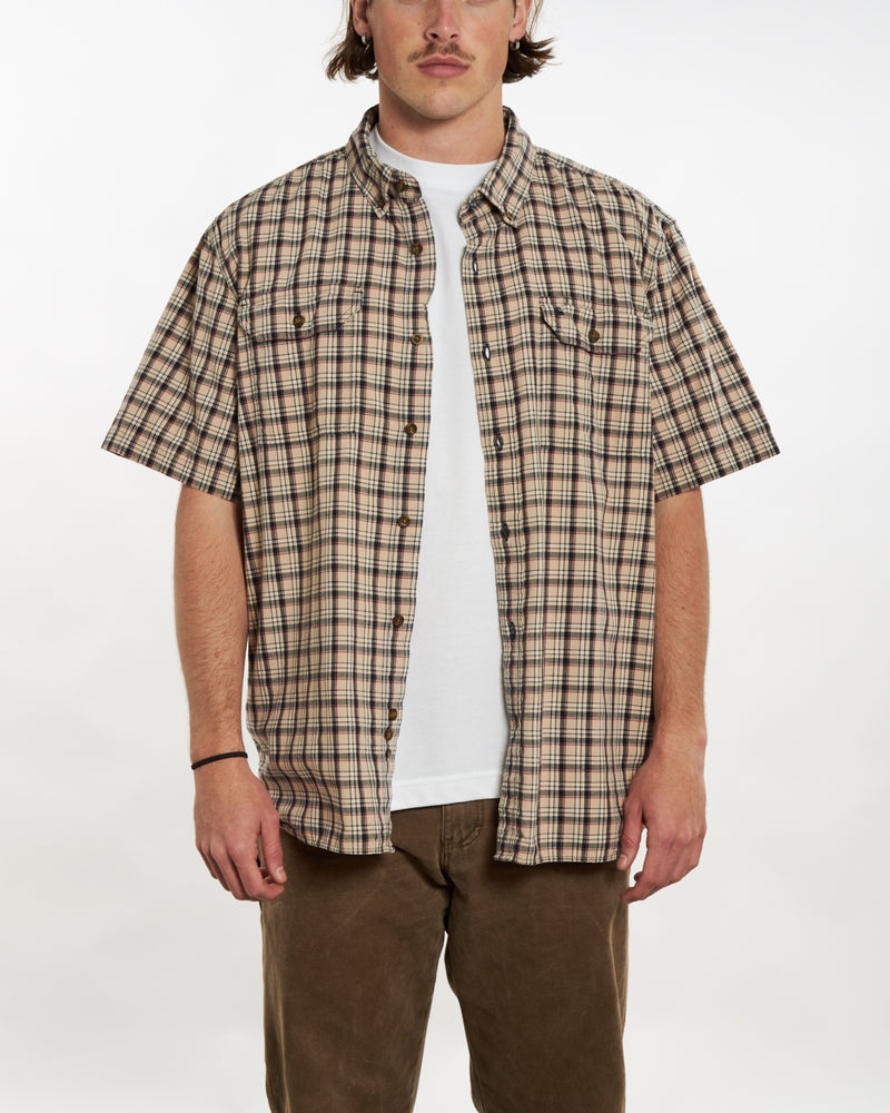 Vintage Carhartt Button Up Shirt <br>XL , The Real Deal , newtown, sydney, australia, thrift store, opshop, preloved, secondhand, sustainable, retro, antique, 70s, 80s, 90s, 2000s, 00s, fashion, clothing, streetwear, trendy, garment, style, boutique, store, shop, archive, sale, cheap, best, top