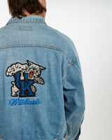 Vintage NCAA University Of Kentucky Wildcats Denim Jacket <br>XL