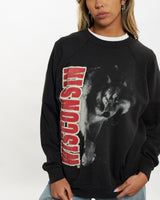 Vintage 90s University of Wisconsin Sweatshirt <br>XS , The Real Deal , newtown, sydney, australia, thrift store, opshop, preloved, secondhand, sustainable, retro, antique, 70s, 80s, 90s, 2000s, 00s, fashion, clothing, streetwear, trendy, garment, style, boutique, store, shop, archive, sale, cheap, best, top