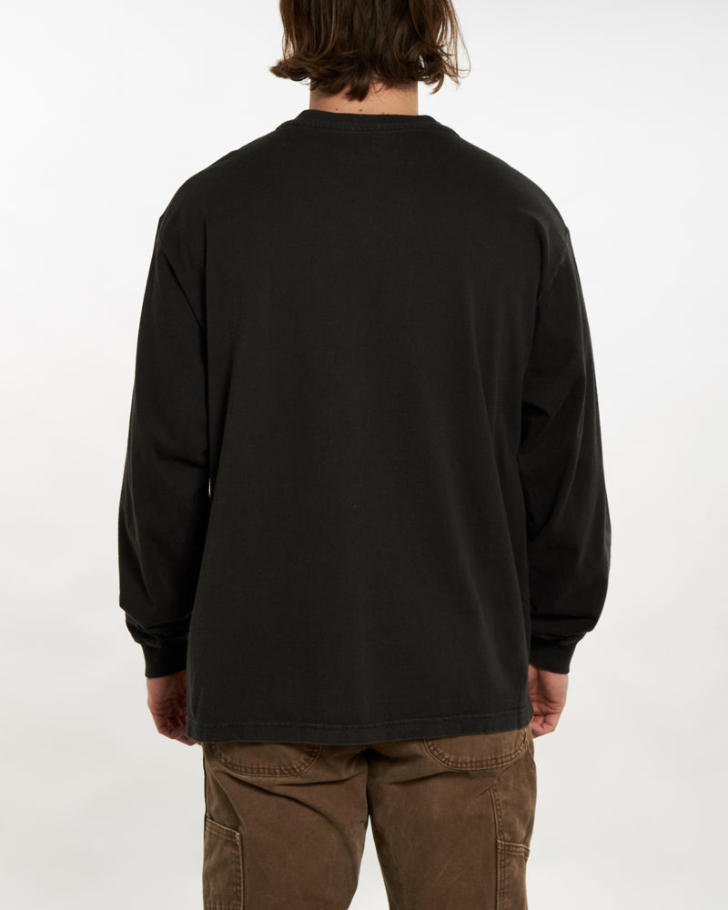 Vintage Carhartt Long Sleeve Henley Pocket Tee <br>XXL , The Real Deal , newtown, sydney, australia, thrift store, opshop, preloved, secondhand, sustainable, retro, antique, 70s, 80s, 90s, 2000s, 00s, fashion, clothing, streetwear, trendy, garment, style, boutique, store, shop, archive, sale, cheap, best, top