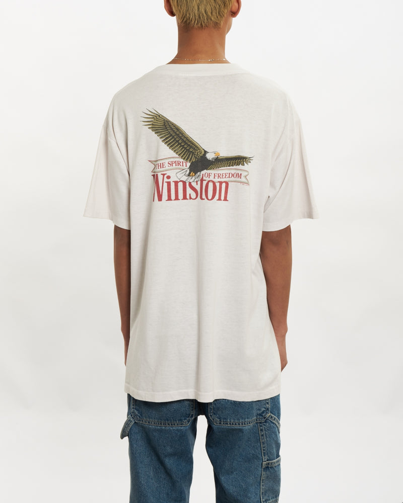 Vintage 1991 Winston Cigarettes Tee <br>L , The Real Deal , newtown, sydney, australia, thrift store, opshop, preloved, secondhand, sustainable, retro, antique, 70s, 80s, 90s, 2000s, 00s, fashion, clothing, streetwear, trendy, garment, style, boutique, store, shop, archive, sale, cheap, best, top