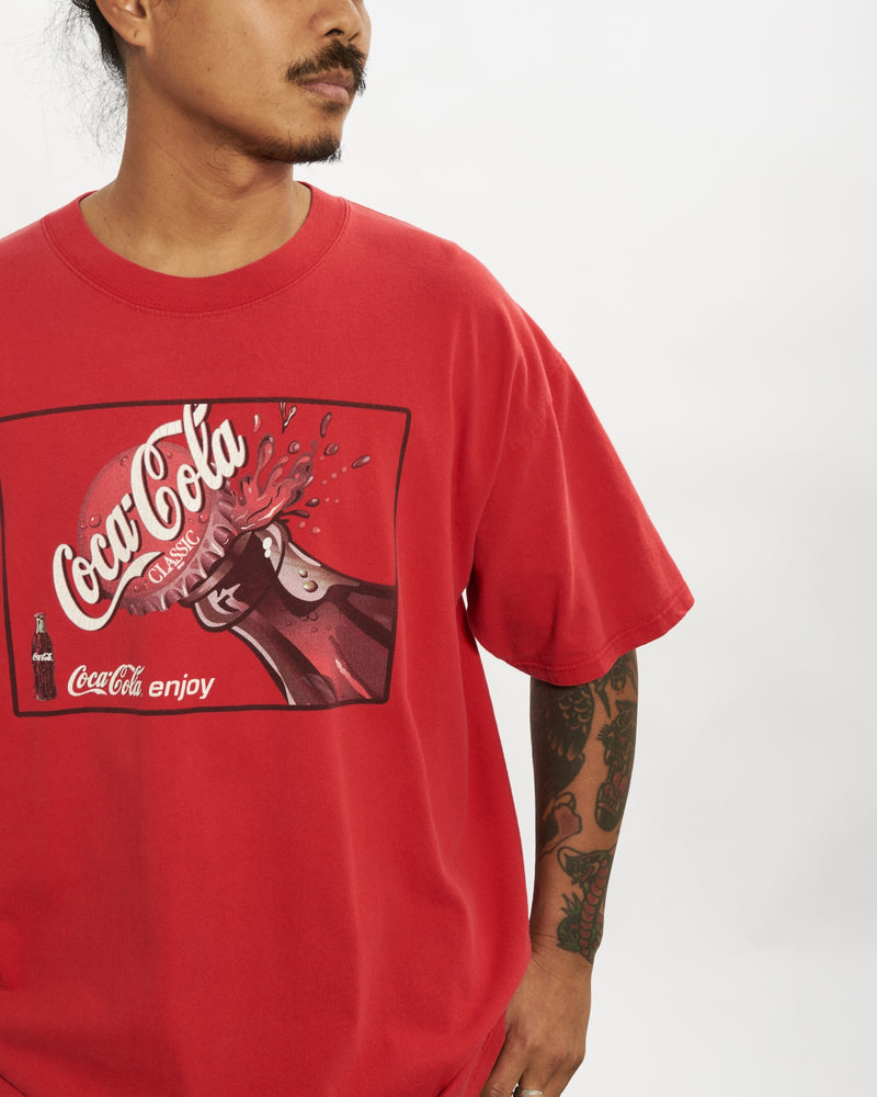 Vintage Coca Cola Tee <br>L , The Real Deal , newtown, sydney, australia, thrift store, opshop, preloved, secondhand, sustainable, retro, antique, 70s, 80s, 90s, 2000s, 00s, fashion, clothing, streetwear, trendy, garment, style, boutique, store, shop, archive, sale, cheap, best, top