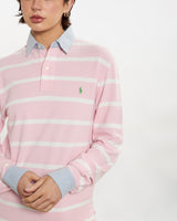 Vintage 90s Polo Ralph Lauren Long Sleeve Polo Shirt <br>M , The Real Deal , newtown, sydney, australia, thrift store, opshop, preloved, secondhand, sustainable, retro, antique, 70s, 80s, 90s, 2000s, 00s, fashion, clothing, streetwear, trendy, garment, style, boutique, store, shop, archive, sale, cheap, best, top