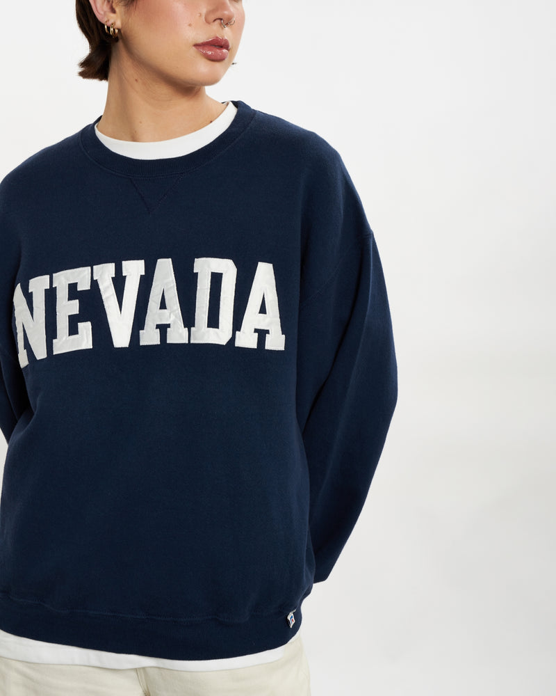 Vintage 90s Russell Athletic Nevada Sweatshirt <br>M , The Real Deal , newtown, sydney, australia, thrift store, opshop, preloved, secondhand, sustainable, retro, antique, 70s, 80s, 90s, 2000s, 00s, fashion, clothing, streetwear, trendy, garment, style, boutique, store, shop, archive, sale, cheap, best, top