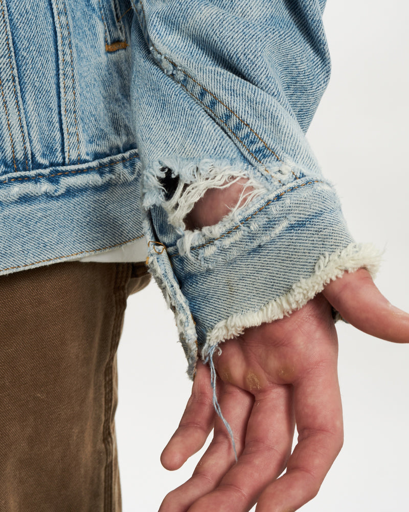 Vintage Levi's Denim Jacket <br>XL , The Real Deal , newtown, sydney, australia, thrift store, opshop, preloved, secondhand, sustainable, retro, antique, 70s, 80s, 90s, 2000s, 00s, fashion, clothing, streetwear, trendy, garment, style, boutique, store, shop, archive, sale, cheap, best, top