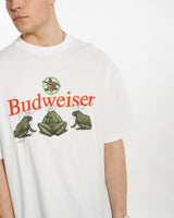 Vintage 1995 Budweiser Tee <br>XL , The Real Deal , newtown, sydney, australia, thrift store, opshop, preloved, secondhand, sustainable, retro, antique, 70s, 80s, 90s, 2000s, 00s, fashion, clothing, streetwear, trendy, garment, style, boutique, store, shop, archive, sale, cheap, best, top