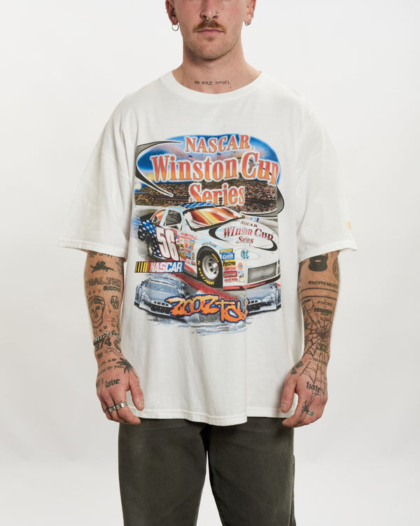 Vintage NASCAR Racing Tee <br>L , The Real Deal , newtown, sydney, australia, thrift store, opshop, preloved, secondhand, sustainable, retro, antique, 70s, 80s, 90s, 2000s, 00s, fashion, clothing, streetwear, trendy, garment, style, boutique, store, shop, archive, sale, cheap, best, top