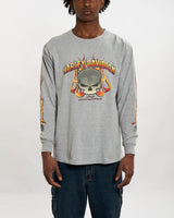 Vintage Harley Davidson Long Sleeve Tee <br>L , The Real Deal , newtown, sydney, australia, thrift store, opshop, preloved, secondhand, sustainable, retro, antique, 70s, 80s, 90s, 2000s, 00s, fashion, clothing, streetwear, trendy, garment, style, boutique, store, shop, archive, sale, cheap, best, top