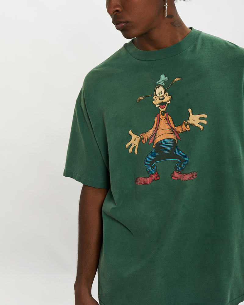 Vintage 90s Disney Mickey Mouse Goofy Tee <br>L , The Real Deal , newtown, sydney, australia, thrift store, opshop, preloved, secondhand, sustainable, retro, antique, 70s, 80s, 90s, 2000s, 00s, fashion, clothing, streetwear, trendy, garment, style, boutique, store, shop, archive, sale, cheap, best, top