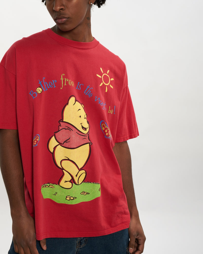Vintage 90s Disney Winnie The Pooh Tee <br>L , The Real Deal , newtown, sydney, australia, thrift store, opshop, preloved, secondhand, sustainable, retro, antique, 70s, 80s, 90s, 2000s, 00s, fashion, clothing, streetwear, trendy, garment, style, boutique, store, shop, archive, sale, cheap, best, top