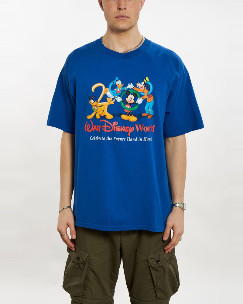 Vintage Disney World Mickey Mouse Tee <br>XL , The Real Deal , newtown, sydney, australia, thrift store, opshop, preloved, secondhand, sustainable, retro, antique, 70s, 80s, 90s, 2000s, 00s, fashion, clothing, streetwear, trendy, garment, style, boutique, store, shop, archive, sale, cheap, best, top