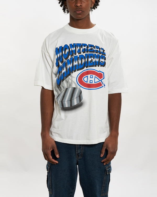 90s NHL Montreal Canadiens Tee <br>L