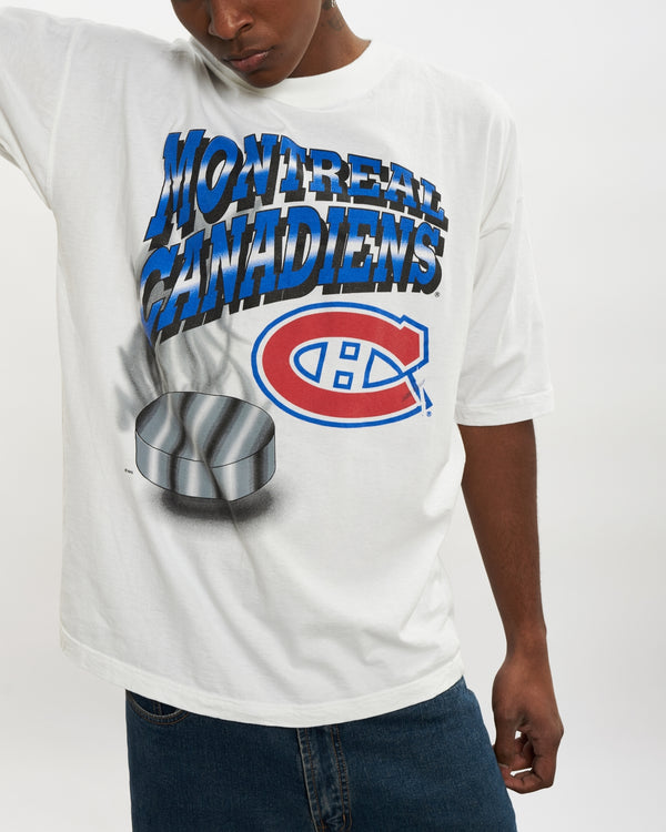 90s NHL Montreal Canadiens Tee <br>L