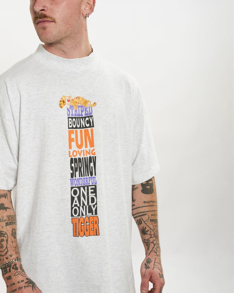 Vintage Disney Winnie The Pooh Tigger Tee <br>L , The Real Deal , newtown, sydney, australia, thrift store, opshop, preloved, secondhand, sustainable, retro, antique, 70s, 80s, 90s, 2000s, 00s, fashion, clothing, streetwear, trendy, garment, style, boutique, store, shop, archive, sale, cheap, best, top