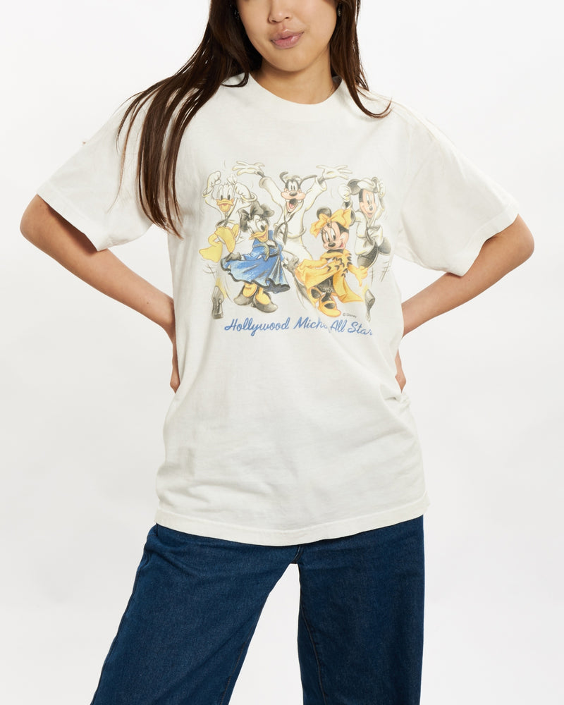 Vintage 90s Disney Mickey Mouse All Stars Tee <br>S , The Real Deal , newtown, sydney, australia, thrift store, opshop, preloved, secondhand, sustainable, retro, antique, 70s, 80s, 90s, 2000s, 00s, fashion, clothing, streetwear, trendy, garment, style, boutique, store, shop, archive, sale, cheap, best, top