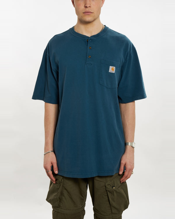 Vintage Carhartt Henley Tee  <br>XL