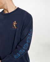 Vintage 90s Disney Winnie The Pooh Tigger Long Sleeve Tee <br>XL , The Real Deal , newtown, sydney, australia, thrift store, opshop, preloved, secondhand, sustainable, retro, antique, 70s, 80s, 90s, 2000s, 00s, fashion, clothing, streetwear, trendy, garment, style, boutique, store, shop, archive, sale, cheap, best, top