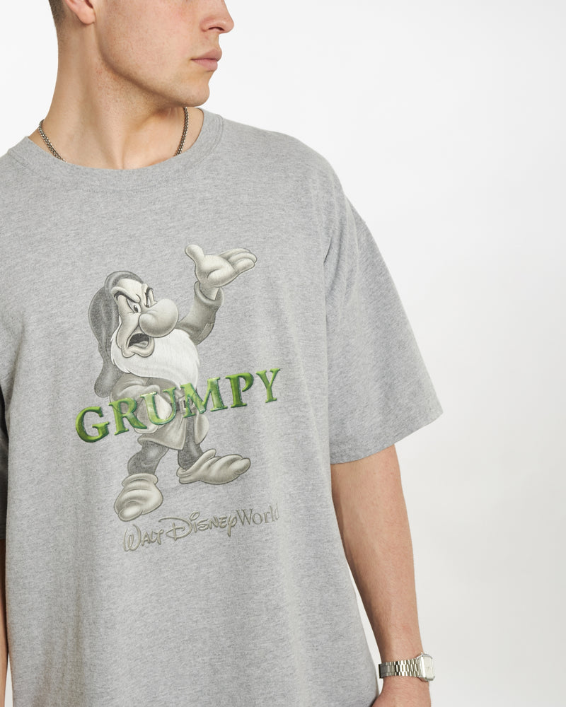 Vintage 90s Disney Grumpy Tee <br>XL , The Real Deal , newtown, sydney, australia, thrift store, opshop, preloved, secondhand, sustainable, retro, antique, 70s, 80s, 90s, 2000s, 00s, fashion, clothing, streetwear, trendy, garment, style, boutique, store, shop, archive, sale, cheap, best, top