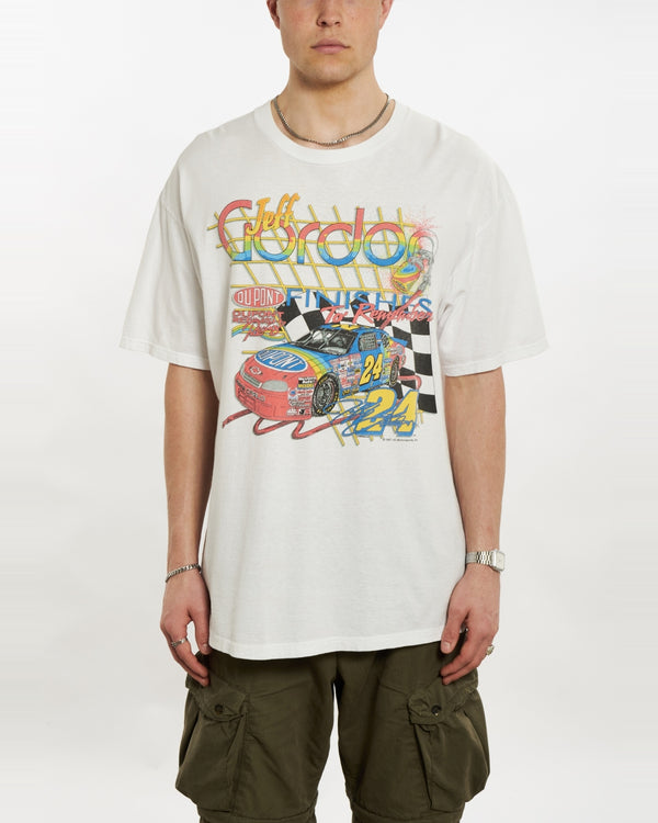 Vintage 1997 Jeff Gordon Dupont Racing Tee <br>XL , The Real Deal , newtown, sydney, australia, thrift store, opshop, preloved, secondhand, sustainable, retro, antique, 70s, 80s, 90s, 2000s, 00s, fashion, clothing, streetwear, trendy, garment, style, boutique, store, shop, archive, sale, cheap, best, top