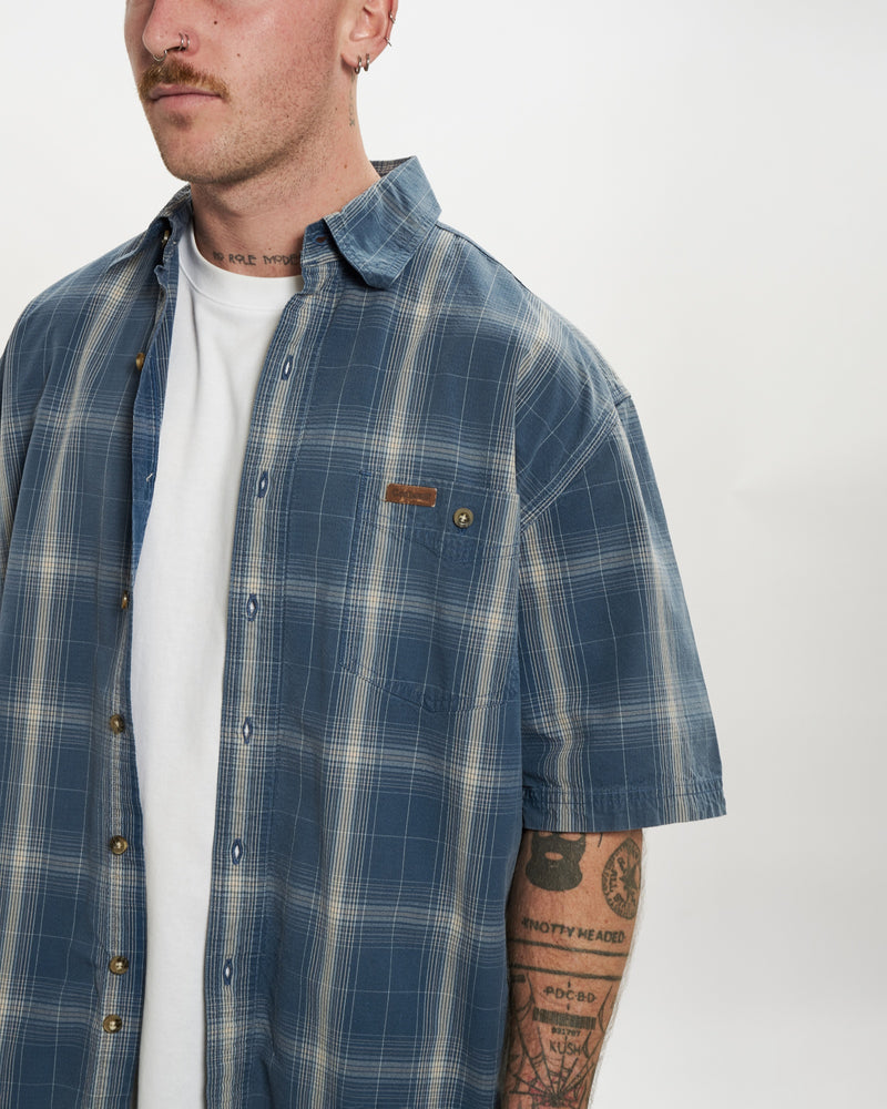 Vintage Carhartt Button Up Shirt <br>L , The Real Deal , newtown, sydney, australia, thrift store, opshop, preloved, secondhand, sustainable, retro, antique, 70s, 80s, 90s, 2000s, 00s, fashion, clothing, streetwear, trendy, garment, style, boutique, store, shop, archive, sale, cheap, best, top