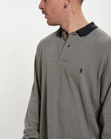 Vintage 90s Polo Ralph Lauren Long Sleeve Polo Shirt <br>L , The Real Deal , newtown, sydney, australia, thrift store, opshop, preloved, secondhand, sustainable, retro, antique, 70s, 80s, 90s, 2000s, 00s, fashion, clothing, streetwear, trendy, garment, style, boutique, store, shop, archive, sale, cheap, best, top