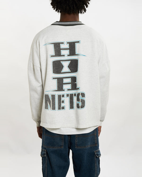 90s NBA Charlotte Hornets Sweatshirt <br>L