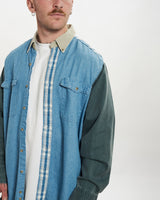90s Wrangler Button Up Shirt <br>L