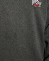 Vintage NCAA Ohio State Buckeyes Quarter Zip Sweater <br>XL