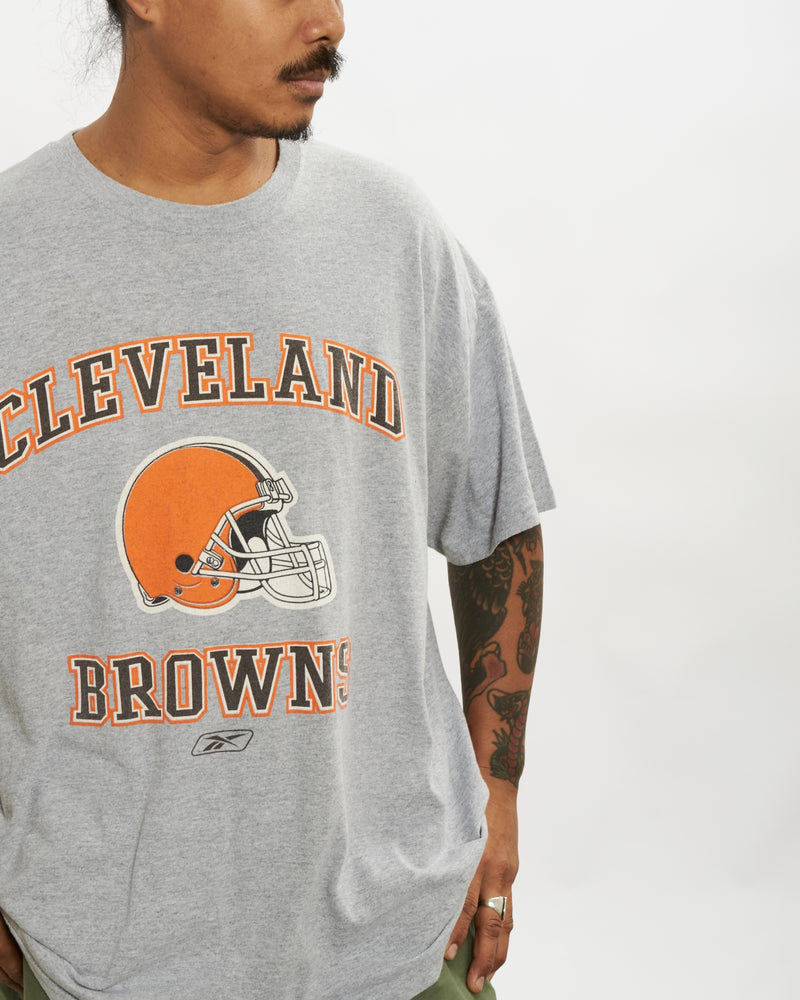 Vintage Reebok NFL Cleveland Browns Tee <br>L , The Real Deal , newtown, sydney, australia, thrift store, opshop, preloved, secondhand, sustainable, retro, antique, 70s, 80s, 90s, 2000s, 00s, fashion, clothing, streetwear, trendy, garment, style, boutique, store, shop, archive, sale, cheap, best, top