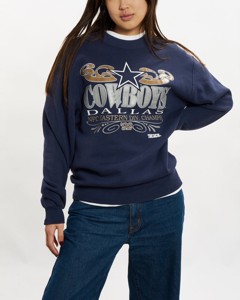 Vintage 1992 NFL Dallas Cowboys Sweatshirt <br>S , The Real Deal , newtown, sydney, australia, thrift store, opshop, preloved, secondhand, sustainable, retro, antique, 70s, 80s, 90s, 2000s, 00s, fashion, clothing, streetwear, trendy, garment, style, boutique, store, shop, archive, sale, cheap, best, top
