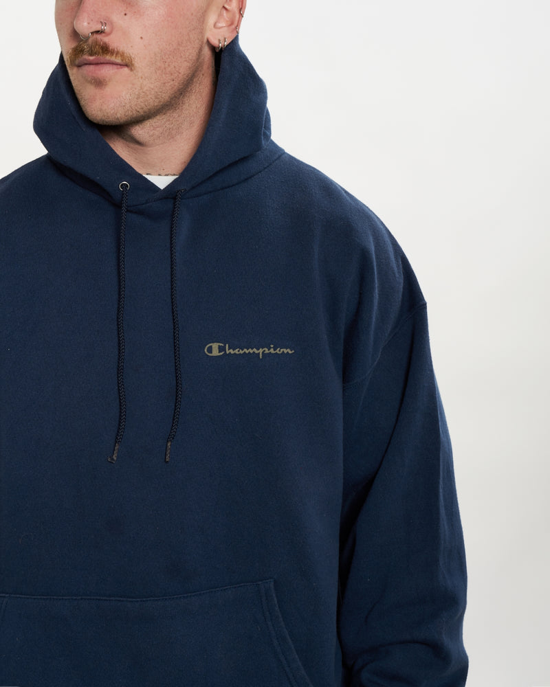 Vintage Champion Hooded Sweatshirt <br>L