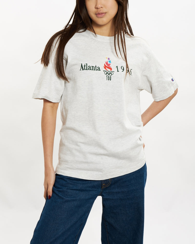 Vintage 1996 Atlanta Olympics Tee <br>S , The Real Deal , newtown, sydney, australia, thrift store, opshop, preloved, secondhand, sustainable, retro, antique, 70s, 80s, 90s, 2000s, 00s, fashion, clothing, streetwear, trendy, garment, style, boutique, store, shop, archive, sale, cheap, best, top