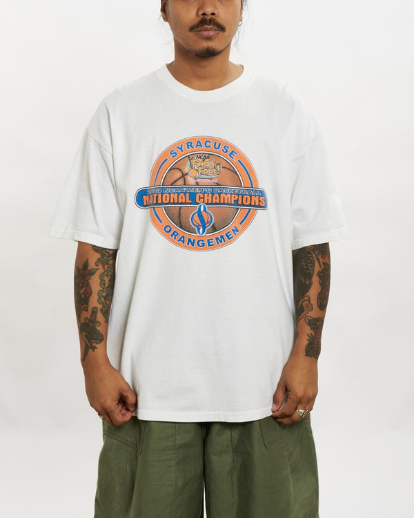 Vintage NCAA Syracuse Orangemen Basketball Tee  <br>L