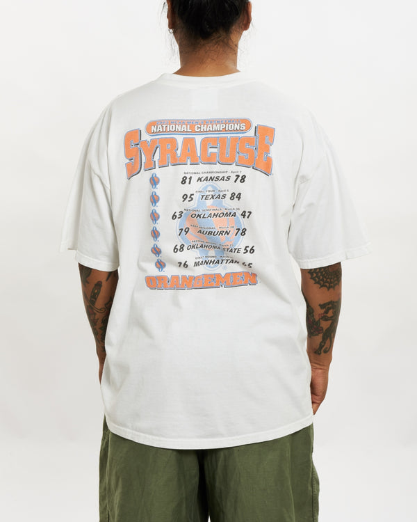 Vintage NCAA Syracuse Orangemen Basketball Tee  <br>L