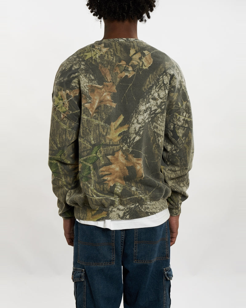 Vintage 90s Realtree Camo Sweatshirt <br>L , The Real Deal , newtown, sydney, australia, thrift store, opshop, preloved, secondhand, sustainable, retro, antique, 70s, 80s, 90s, 2000s, 00s, fashion, clothing, streetwear, trendy, garment, style, boutique, store, shop, archive, sale, cheap, best, top