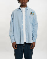 Vintage 90s Garfield x Miami Dolphins Button Up Shirt <br>L , The Real Deal , newtown, sydney, australia, thrift store, opshop, preloved, secondhand, sustainable, retro, antique, 70s, 80s, 90s, 2000s, 00s, fashion, clothing, streetwear, trendy, garment, style, boutique, store, shop, archive, sale, cheap, best, top