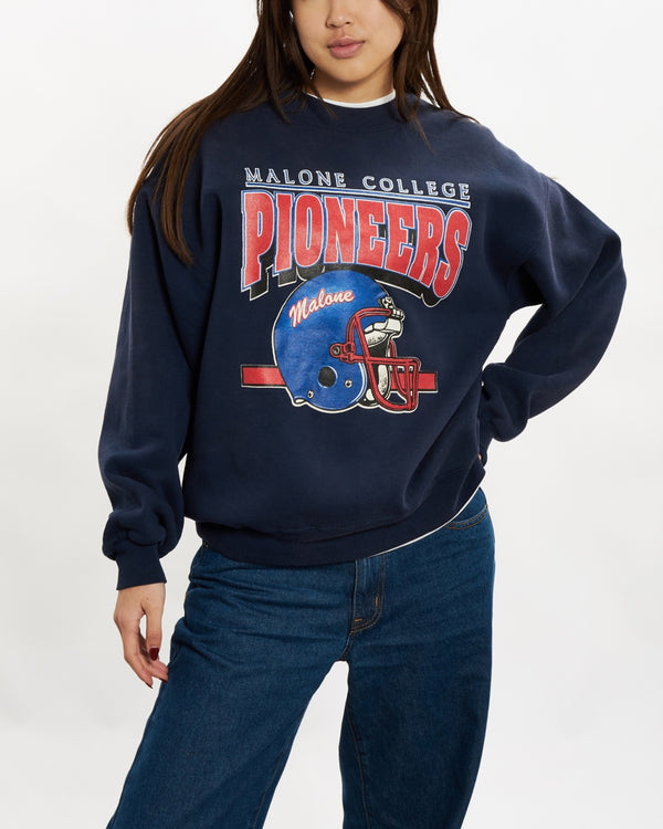 90s NCAA Malone College Pioneers Sweatshirt <br>S