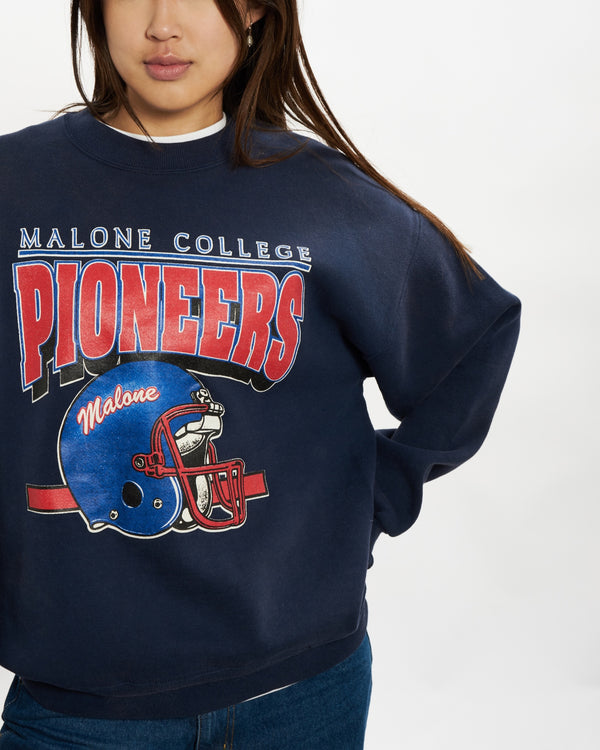 90s NCAA Malone College Pioneers Sweatshirt <br>S