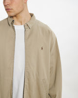 Vintage 90s Polo Ralph Lauren Harrington Jacket <br>XL , The Real Deal , newtown, sydney, australia, thrift store, opshop, preloved, secondhand, sustainable, retro, antique, 70s, 80s, 90s, 2000s, 00s, fashion, clothing, streetwear, trendy, garment, style, boutique, store, shop, archive, sale, cheap, best, top