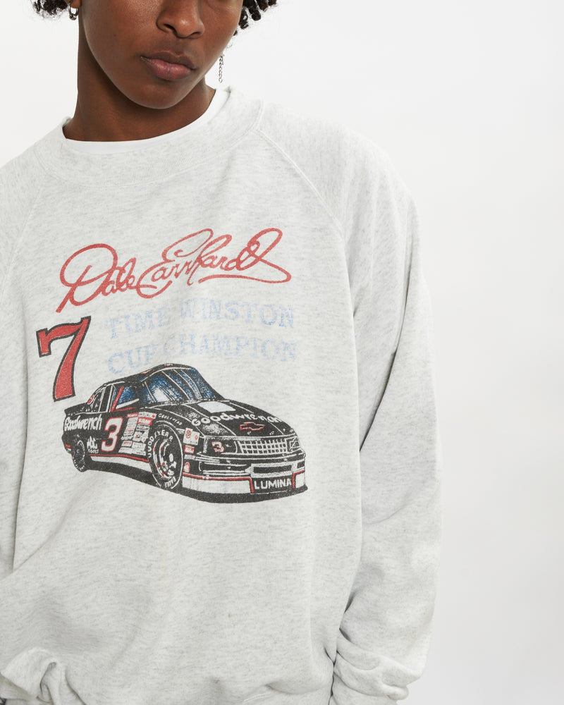 Vintage 90s Winston Cup Racing Sweatshirt <br>L , The Real Deal , newtown, sydney, australia, thrift store, opshop, preloved, secondhand, sustainable, retro, antique, 70s, 80s, 90s, 2000s, 00s, fashion, clothing, streetwear, trendy, garment, style, boutique, store, shop, archive, sale, cheap, best, top