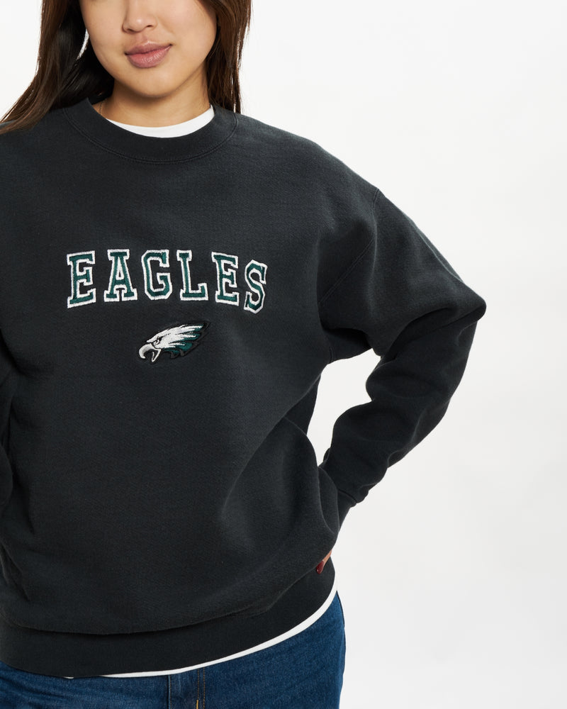 Vintage NFL Philadelphia Eagles Sweatshirt <br>S , The Real Deal , newtown, sydney, australia, thrift store, opshop, preloved, secondhand, sustainable, retro, antique, 70s, 80s, 90s, 2000s, 00s, fashion, clothing, streetwear, trendy, garment, style, boutique, store, shop, archive, sale, cheap, best, top