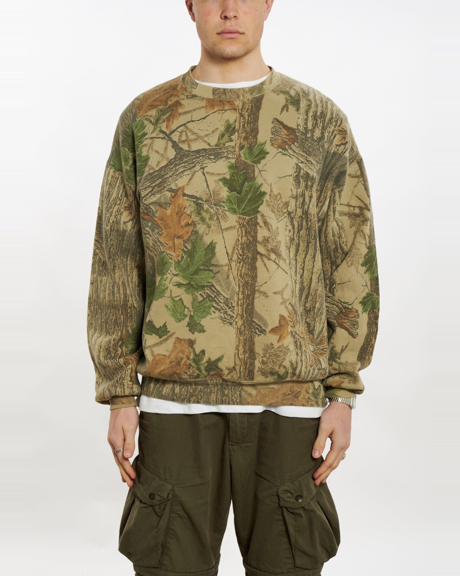 Vintage 90s Realtree Camo Sweatshirt XL