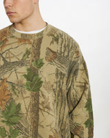 Vintage 90s Realtree Camo Sweatshirt <br>XL , The Real Deal , newtown, sydney, australia, thrift store, opshop, preloved, secondhand, sustainable, retro, antique, 70s, 80s, 90s, 2000s, 00s, fashion, clothing, streetwear, trendy, garment, style, boutique, store, shop, archive, sale, cheap, best, top