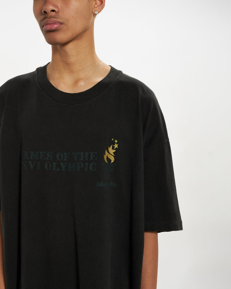 Vintage 1996 Atlanta Olympics Tee <br>L , The Real Deal , newtown, sydney, australia, thrift store, opshop, preloved, secondhand, sustainable, retro, antique, 70s, 80s, 90s, 2000s, 00s, fashion, clothing, streetwear, trendy, garment, style, boutique, store, shop, archive, sale, cheap, best, top