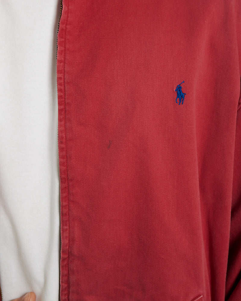 Vintage 90s Polo Ralph Lauren Harrington Jacket <br>XL , The Real Deal , newtown, sydney, australia, thrift store, opshop, preloved, secondhand, sustainable, retro, antique, 70s, 80s, 90s, 2000s, 00s, fashion, clothing, streetwear, trendy, garment, style, boutique, store, shop, archive, sale, cheap, best, top