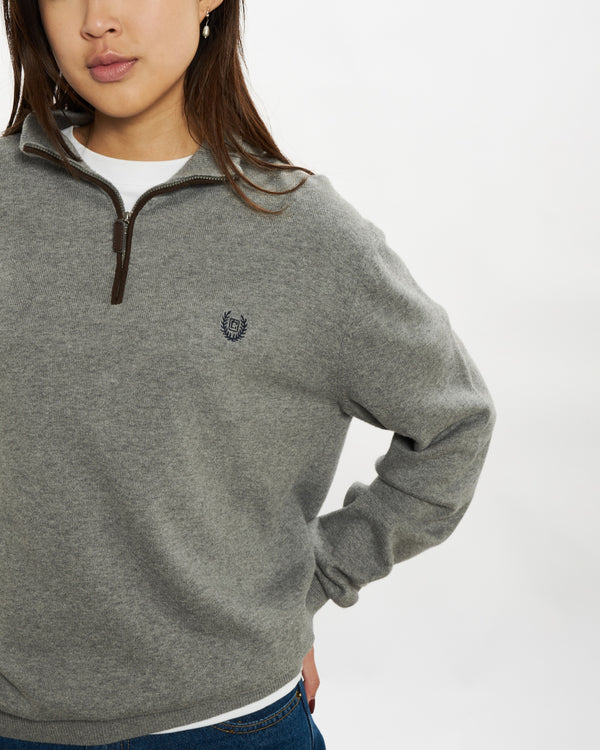 90s Chaps Quarter Zip Sweater <br>S